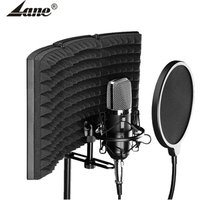 Studio microphone recording reflexion filter/Microphone Sound Isolation shield pop