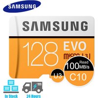 SAMSUNG Memory Card 256GB 32GB 64GB 128GB Micro TF SD SDHC SDXC EVO Class 10 C10 TF Cards Trans Flash MicroSD Cards