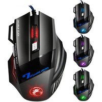 Customized logo with Colorful Breathing Light Wired OEM shape computer Gaming Mouse
