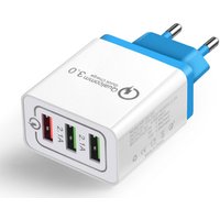 Quick Charge 3.0 Wall Charger 3 Usb Power Adapter