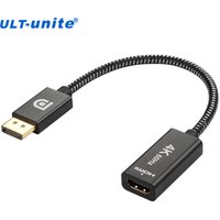 ULT-unite High Quality Custom 4K@60Hz DP DisplayPort to HDMI Cable Adapter