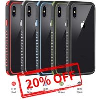 OEM accepted china phone casa factory 2in1 TPU + PC frame border case for iphone x for iphone max for iphone 8