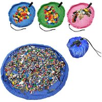 Portable play mat lego toys organizer bin box fashion practical foldable kids toy storage bags
