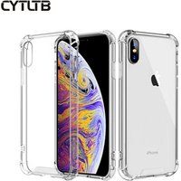 High Clear Cover For Iphone XS Case Clear Tpu Anti-fall Clear Case For Iphone X XS XR XS MAX Plus Case