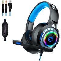 Custom logo gamer headphones immersive sound quality gaming headset internet cafe headphone