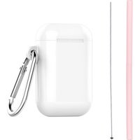 Amazon Best Seller 2019 Collapsible Silicone Straw Collapsible Reusable Straws ECO-Friendly 8.7'' Silicone Drinking Straw