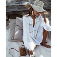 Lace Hollow Crochet Beach Dress Cover Up Tunic