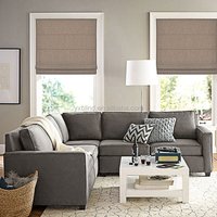 wholesale blackout linen fabric roman blinds