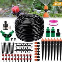 Adjustable Automatic Micro Drip irrigation system diy kits for Garden Greenhouse, Flower Bed,Patio,Lawn