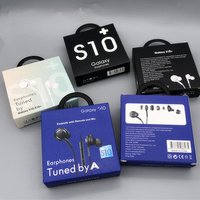 Factory wholesale 1:1 original headset in ear headphones With Remote Mic for samsung S10 akg 3.5mm jack earphone With packaging