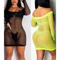 Free Shipping one piece mesh women extreme bikini matching one piece dress extreme transparent bikini coverups