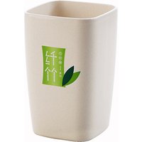 Multifunctional teeth brushing cup bamboo fiber plastic water mug plastic drinking cup