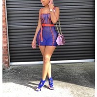 Women Dress 2018 Summer Fashion Sleeveless Perspective Gauze Mesh Sling Dress Sexy Nightclub Through Mini Dresses