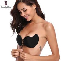 Mango Shaped Silicone Gel Self Adhesive Backless Bra