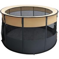 Round panel pet age playpen dog exercise fence largem kennel yard animal run cage fur xzone pet playpen