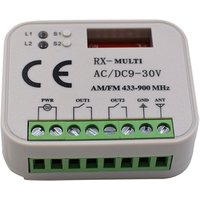 RX MULTI 300-900MHZ AC DC 9-30V Universal receiver suits FAAC DITEC CAME DOORHAN Hormann SOMFY transmitter/remote control