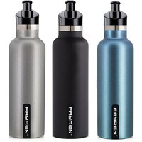 500ML, 600ML 750ML stainless steel amy alkaline black ionized bicycle hot water bottle