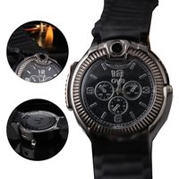 China produces direct selling gas charging lighter, men's fashionable cigarette watch lighter wholesale 90