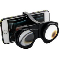 2017 Promotional Gift Custom Logo Portable Foldable VR Glasses VR Fold Google 3D Glasses Virtual Reality Movie Games Glasses