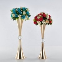 Double Horn Vase Wedding Table Centrepieces
