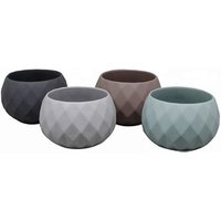 Custom lovely home garden decorative cheap ceramic mini flower pot