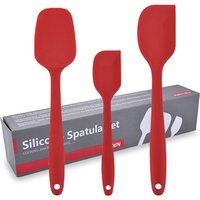 3 Piece Heat Resistant Silicone Spatula Set