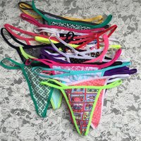 Multicoloured Cotton G string Thong Underwear