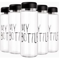 BPA Free 500ml Clear Plastic Bottle Customized Print Plastic Drinking Water MY BOTTLE