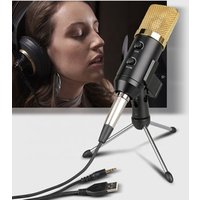 High Quality usb condenser microphone with echo, echo cancelling usb microphone with usb hub
