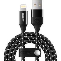 ESR High Life Span Nylon 1Meter Cable Data Sync for iphone cable mfi certified