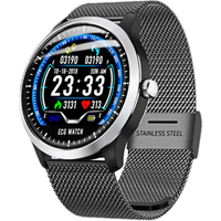 Amazing ECG Sports Watch N58 1.22" IPS Fitness Tracker Blood Pressure Heart Rate Watch Good Quality Bluetooth 4.2 Smart Bracelet