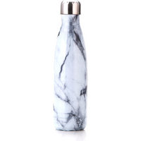 350ml/500ml /750ml/1000ml custom logo color double wall stainless steel thermal vacuum cola shape sport water bottle