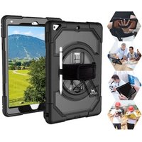 RTS Heat Resistant 9.7 inch Heavy Duty Shockproof Silicone Universal Tablet Case For iPad 9.7 With Pencil Holder Cover