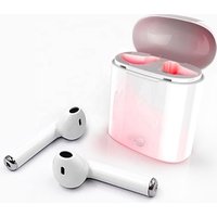 i7S TWS Double Twins Earpiece Bluetooth Wireless Mini In-Ear Sports Earphone With 2 True Wireless Stereo Earbuds & Charging Box