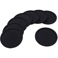 Custom Round Silicone Coaster Creative Soft Rubber Cup mat