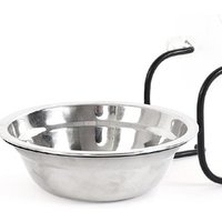 NEW ARRIVAL WINDOW/WALL MOUNT STAINLESS STEEL PET BOWL