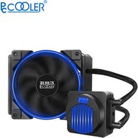 PCCOOLER 120 Liquid CPU cooler radiator with heatpipe and silent RGB cooling fan for Intel And AMD