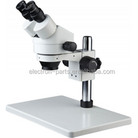 7X-45X Industrial Inspection Microscope with Large Base Pillar Stand SZ070745B3 Binocular Zoom Stereo Microscope