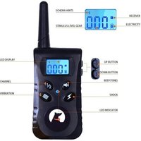 Remote Pet Training Collar LCD Screen Electronic Barking Stop Collar Anti Barking Collar500M Space Contral Beep Vibrate Shock