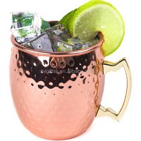 Solid Stainless Steel Moscow Mule Mugs Finish