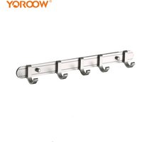 Wall Mounted Bathroom Accessory Five Hooks