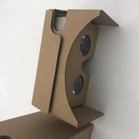 save 10% Eco-friendly biconvex lens cardboard google virtual reality glasses vr headset