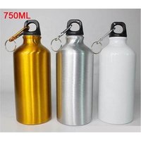 Rubysub Hot Selling D04 Sublimation Blank Aluminum Travelling Water Bottles 750ml Sport Mountain Climbing Kettle