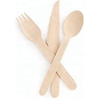Biodegradable Birch Wood Disposable Cutlery Set