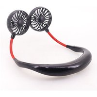 Headphone Design Wearable Portable Neckband Mini Fan with USB Rechargeable