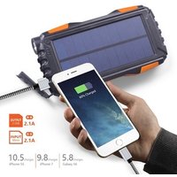 Planta Electrica Portatil 30000mah Dual USB Portable Solar Panel Power Bank