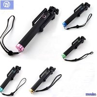 Ce Rosh certified customization logo wired smart phones selfie stick manufacturer
