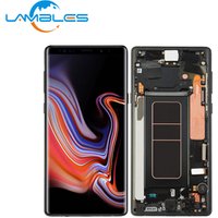 Mobile Phone LCD For Samsung Note 9 LCD Touch Screen Display Digitizer Assembly Replacement With Frame