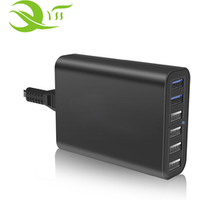 Fast QC3.0 60W 12A Multiple USB Charger 6 Port Quick Charge 3.0 USB Multi Charger phone and tablet
