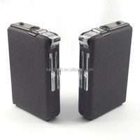 custom design automatic stainless steel cigarette case with lighter for promotional gift